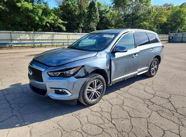 5N1DL0MM9KC515310 2019 INFINITI QX60 Gray Հետևի ձախ