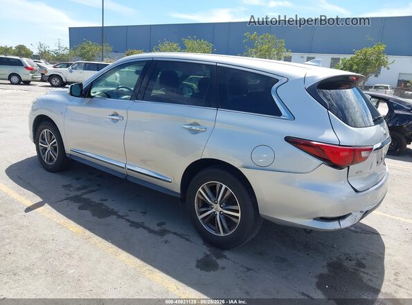 5N1DL0MM9KC520720 2019 INFINITI QX60 Silver უკანა მარცხენა