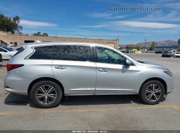 5N1DL0MM9KC520720 2019 INFINITI QX60 Silver უკანა სალონის ხედი