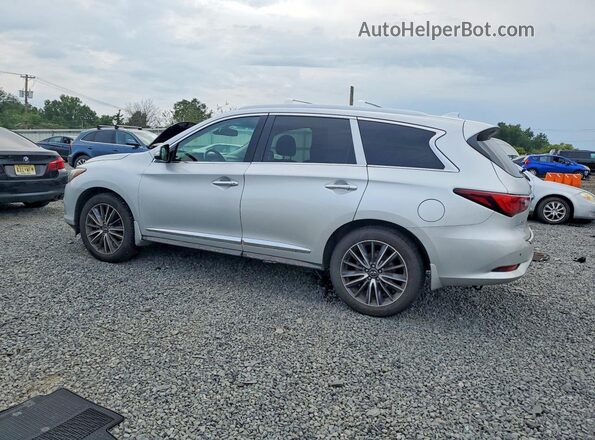 5N1DL0MM9KC525593 2019 INFINITI QX60 Silver უკანა მარცხენა