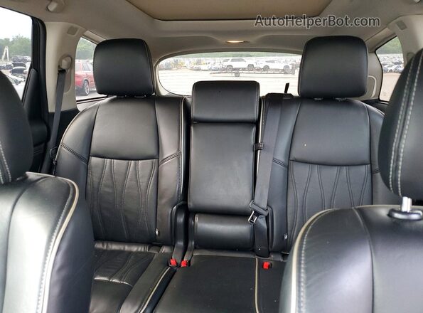 5N1DL0MM9KC525593 2019 INFINITI QX60 Silver უკანა სავარძლების ხედი