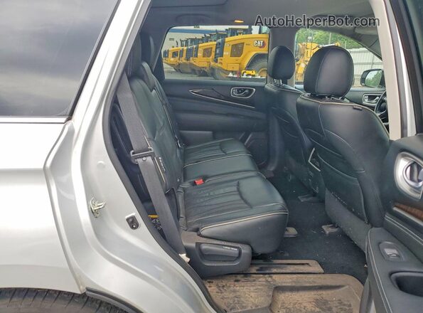 5N1DL0MM9KC525593 2019 INFINITI QX60 Silver უკანა სალონის ხედი