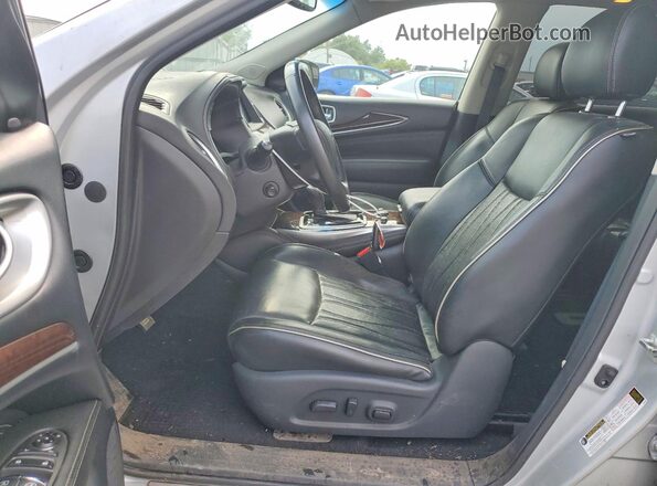 5N1DL0MM9KC525593 2019 INFINITI QX60 Silver წინა სალონის ხედი