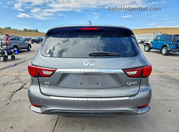 5N1DL0MM9KC531071 2019 INFINITI QX60 Gray Widok z tyłu