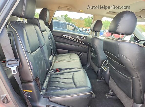 5N1DL0MM9KC531071 2019 INFINITI QX60 Gray Widok wnętrza z tyłu