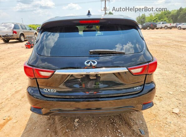 5N1DL0MM9KC549277 2019 INFINITI QX60 Black Հետևի տեսք