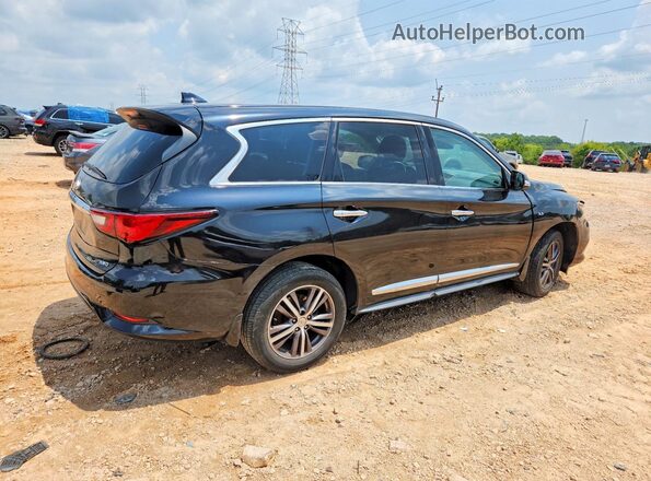 5N1DL0MM9KC549277 2019 INFINITI QX60 Black Հետևի աջ