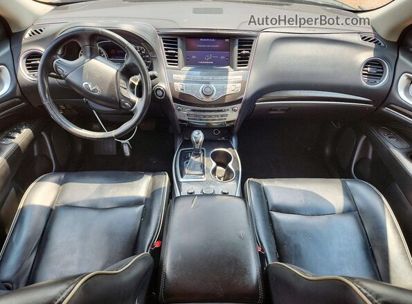 5N1DL0MM9KC549277 2019 INFINITI QX60 Black Առջևի վահանակի տեսք