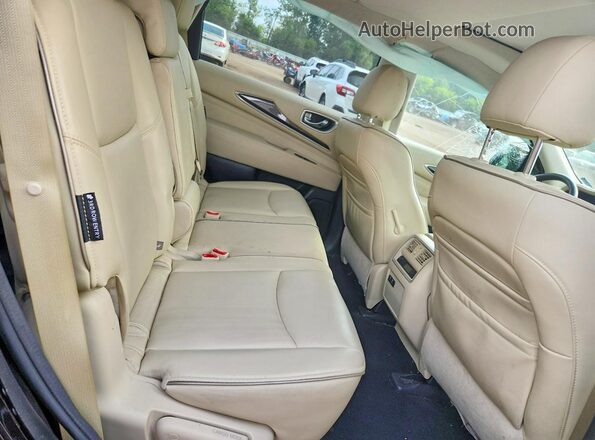 5N1DL0MM9LC500517 2020 INFINITI QX60 Black Вид задньої частини салону