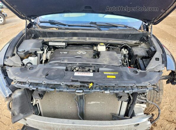 5N1DL0MM9LC500517 2020 INFINITI QX60 Black Вид підкапотного простору
