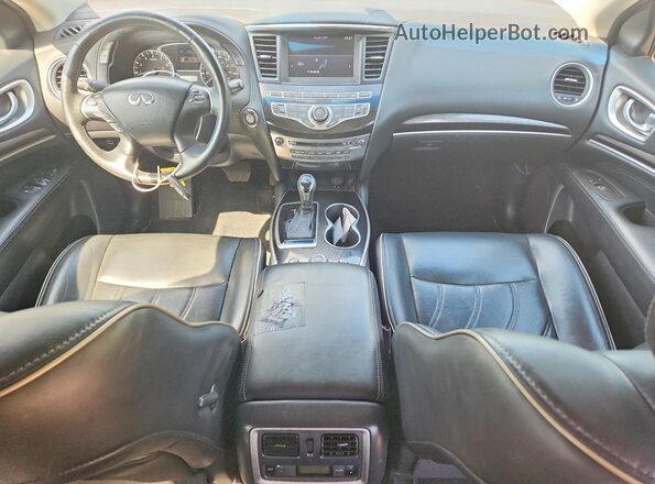 5N1DL0MMXHC509203 2017 INFINITI QX60 Gray Dashboard view