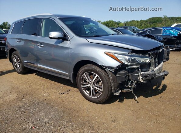 5N1DL0MMXHC509833 2017 INFINITI QX60 Gray Front right