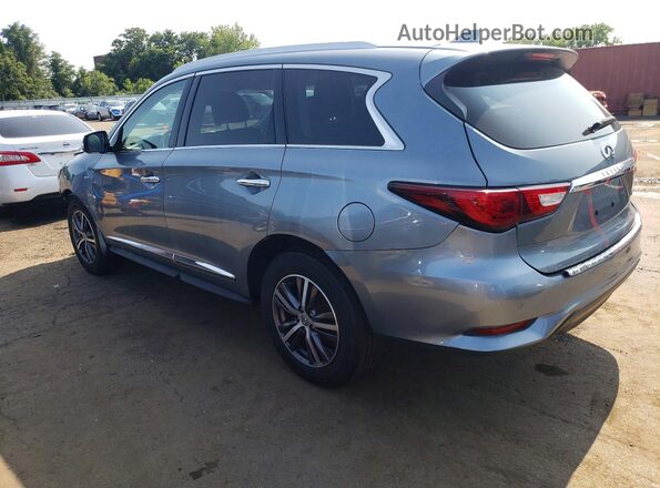 5N1DL0MMXHC509833 2017 INFINITI QX60 Gray Rear left