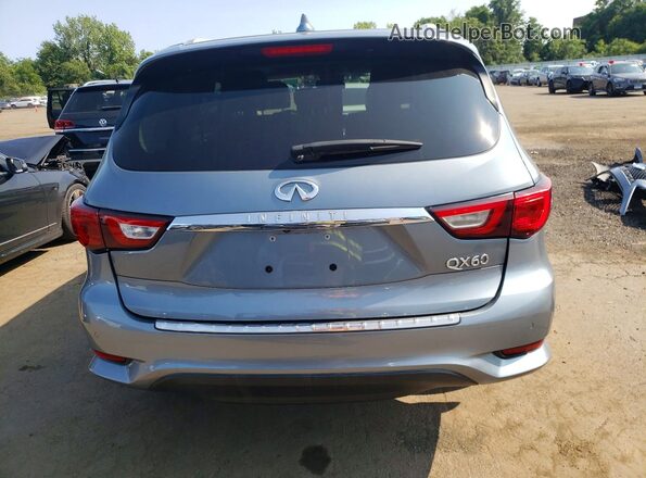 5N1DL0MMXHC509833 2017 INFINITI QX60 Gray Rear view
