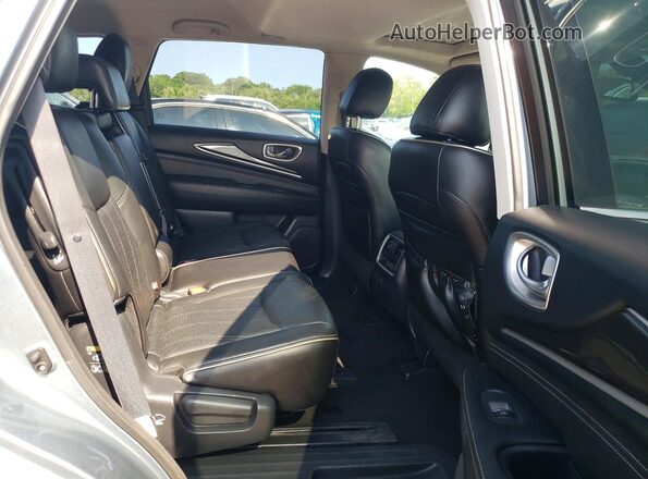 5N1DL0MMXHC509833 2017 INFINITI QX60 Gray Rear interior view