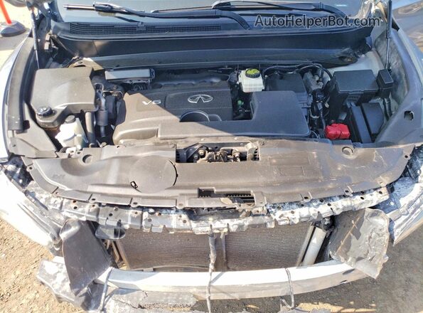 5N1DL0MMXHC509833 2017 INFINITI QX60 Gray Engine compartment view