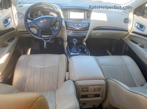 5N1DL0MMXHC516670 2017 INFINITI QX60 Blue Առջևի վահանակի տեսք
