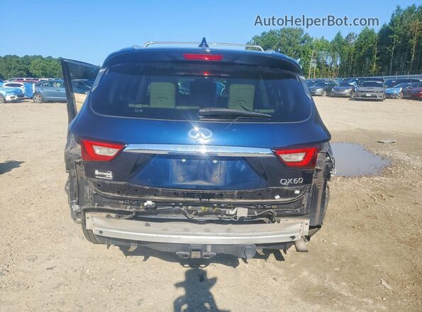 5N1DL0MMXHC516670 2017 INFINITI QX60 Blue Հետևի տեսք