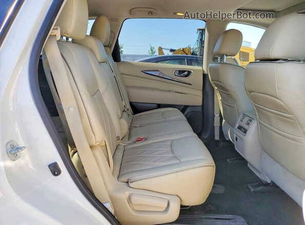 5N1DL0MMXHC530388 2017 INFINITI QX60 White Вид задньої частини салону