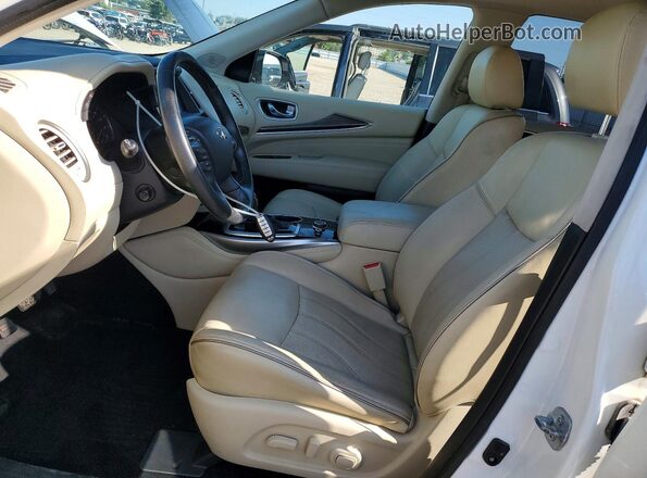 5N1DL0MMXHC530388 2017 INFINITI QX60 White Вид салону спереду