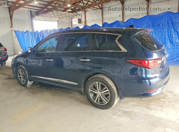 5N1DL0MMXHC541004 2017 INFINITI QX60 Black Հետևի ձախ