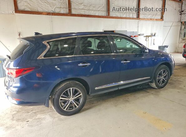 5N1DL0MMXHC541004 2017 INFINITI QX60 Black Հետևի աջ