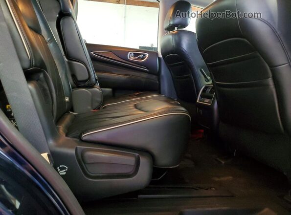 5N1DL0MMXHC541004 2017 INFINITI QX60 Black Սալոնի հետևի տեսք