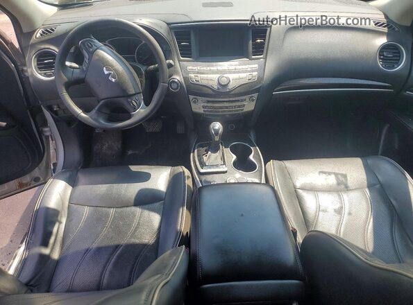 5N1DL0MMXJC534138 2018 INFINITI QX60 Silver Вид панелі приладів