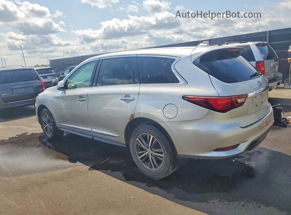 5N1DL0MMXJC534138 2018 INFINITI QX60 Silver Задня ліва чверть