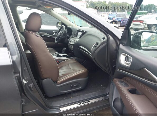 5N1DL0MMXKC506440 2019 INFINITI QX60 Gray Vista interior delantera