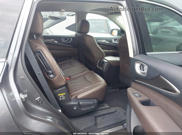 5N1DL0MMXKC506440 2019 INFINITI QX60 Gray Vista de la etiqueta del VIN