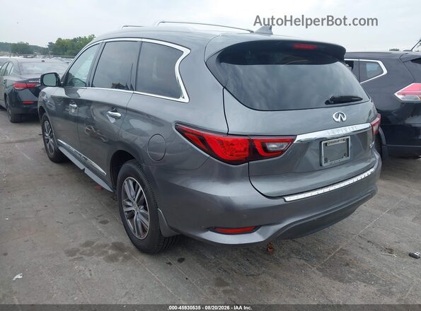 5N1DL0MMXKC506440 2019 INFINITI QX60 Gray Trasero izquierdo