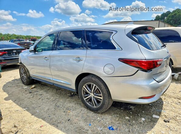 5N1DL0MMXKC511976 2019 INFINITI QX60 Серебряный Задняя левая четверть