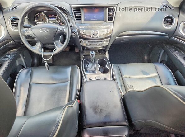 5N1DL0MMXKC511976 2019 INFINITI QX60 Серебряный Вид панели приборов