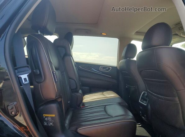 5N1DL0MMXKC520659 2019 INFINITI QX60 Black Vista interior trasera
