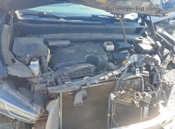 5N1DL0MMXKC520659 2019 INFINITI QX60 Black Vista del compartimento del motor
