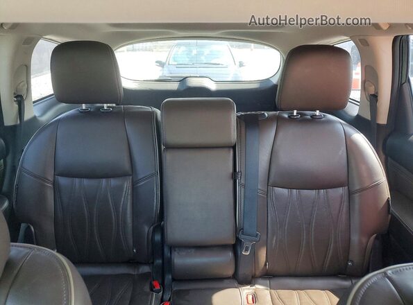 5N1DL0MMXKC520659 2019 INFINITI QX60 Black Vista de los asientos traseros