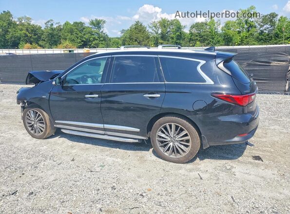 5N1DL0MMXKC520659 2019 INFINITI QX60 Black Trasero izquierdo