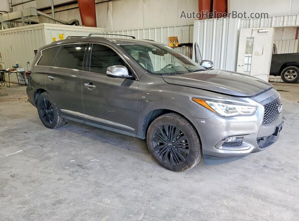 5N1DL0MMXKC527529 2019 INFINITI QX60 Угольный Передняя правая четверть