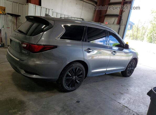 5N1DL0MMXKC527529 2019 INFINITI QX60 Угольный Задняя правая четверть