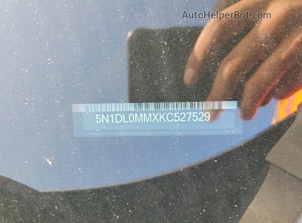 5N1DL0MMXKC527529 2019 INFINITI QX60 Угольный Панорамный вид салона 360°