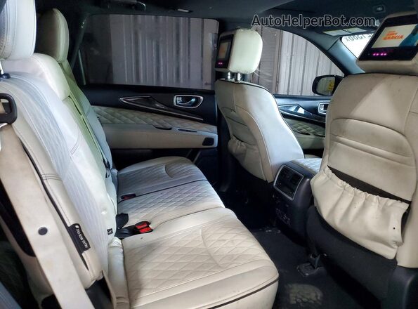 5N1DL0MMXKC527529 2019 INFINITI QX60 Угольный Вид задней части салона