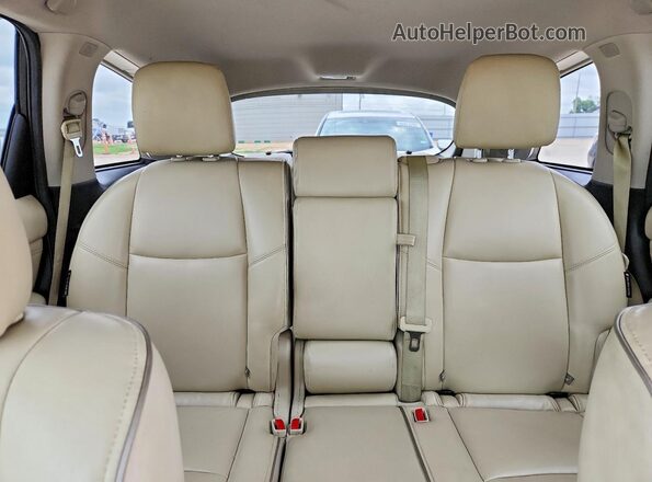 5N1DL0MMXLC503863 2020 INFINITI QX60 Black Հետևի նստատեղերի տեսք