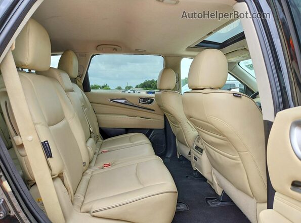 5N1DL0MMXLC503863 2020 INFINITI QX60 Black Սալոնի հետևի տեսք