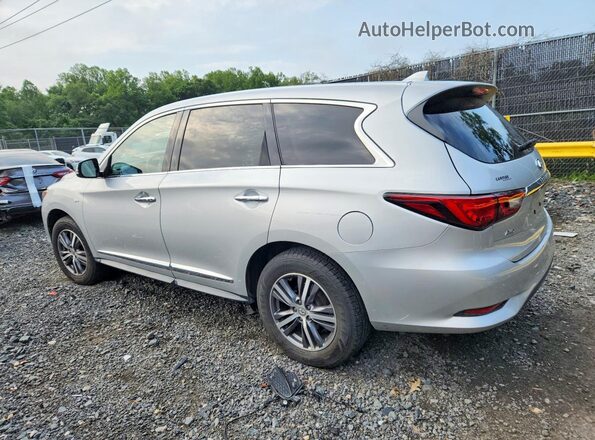 5N1DL0MMXLC527273 2020 INFINITI QX60 Silver უკანა მარცხენა