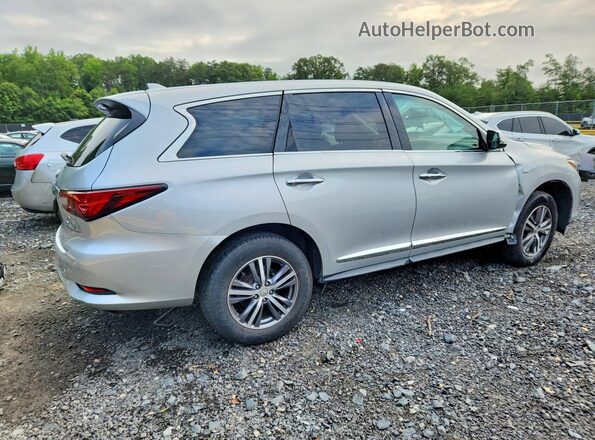 5N1DL0MMXLC527273 2020 INFINITI QX60 Silver უკანა მარჯვენა