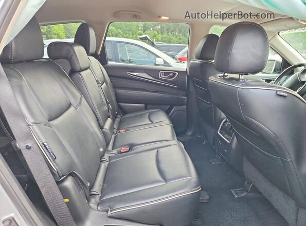 5N1DL0MMXLC527273 2020 INFINITI QX60 Silver უკანა სალონის ხედი