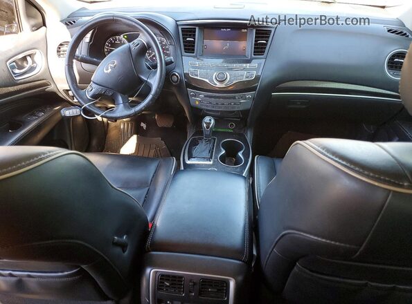 5N1DL0MMXLC528164 2020 INFINITI QX60 Black Առջևի վահանակի տեսք