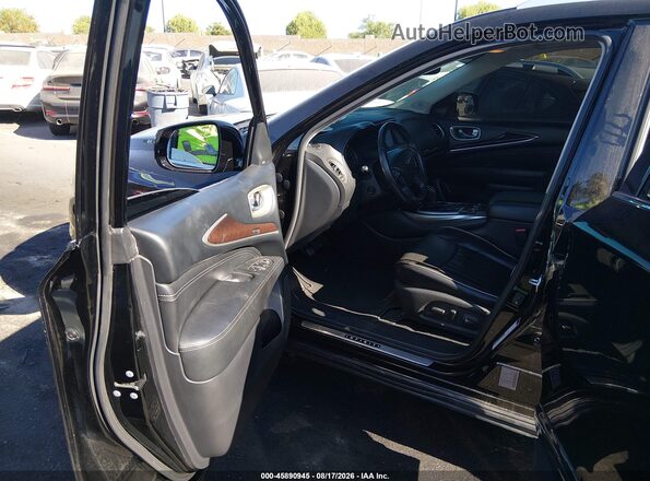 5N1DL0MN0HC515634 2017 INFINITI QX60 Black Вид салону спереду