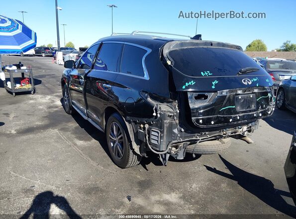 5N1DL0MN0HC515634 2017 INFINITI QX60 Black Задня ліва чверть